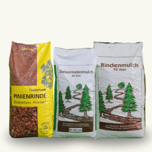 Rindenmulch & Pinienrinde